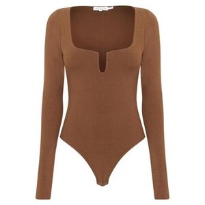 Good American Brown Bodysuit